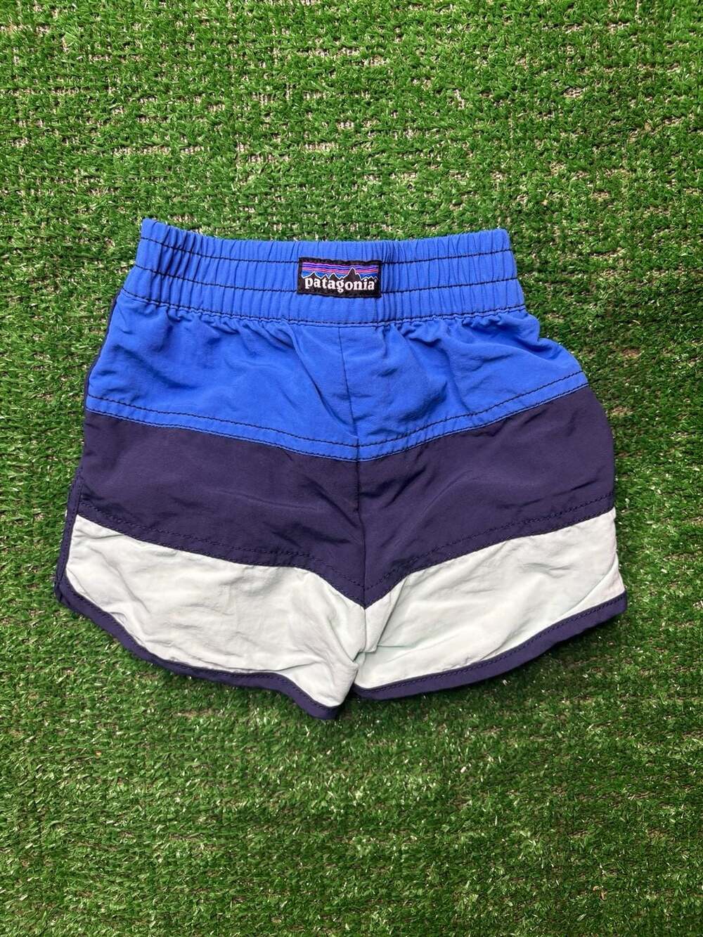 Patagonia Colorblock Elastic Waist Boardshorts Baby 12-18M